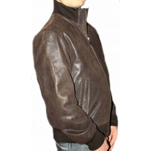Man leather jacket model Michigan