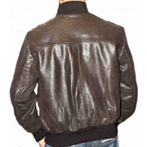 Man leather jacket model Max