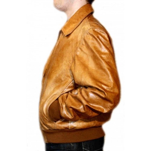 Man leather jacket model Luigi