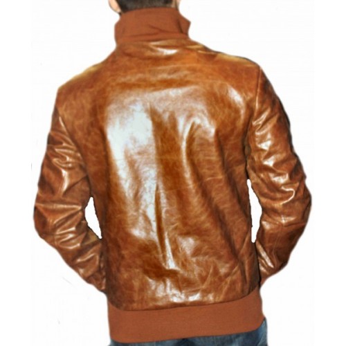 Man leather jacket model Lucio