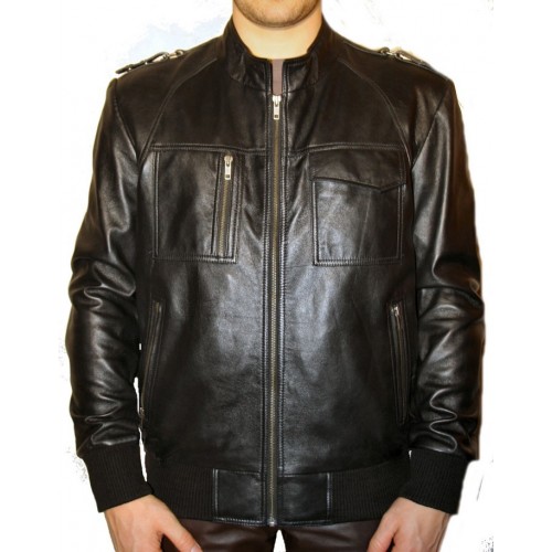 Man leather jacket model David