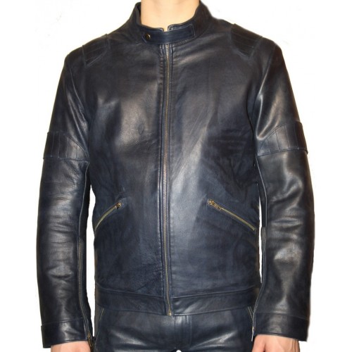 Man leather jacket model Dany