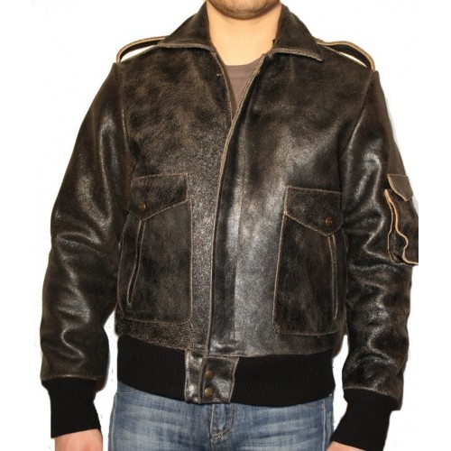 Man leather jacket model Cliff