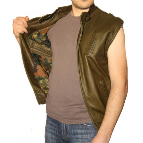 Man leather jacket model Brando