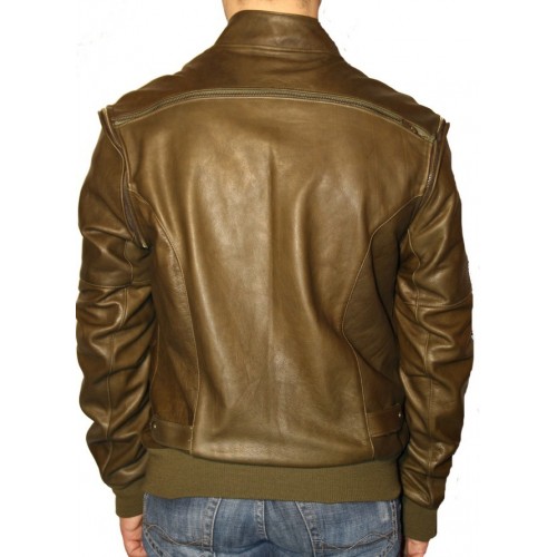 Man leather jacket model Brady