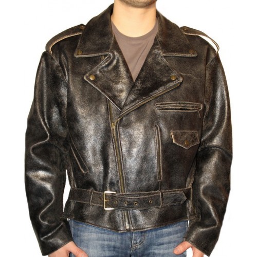 Man leather jacket model Bill