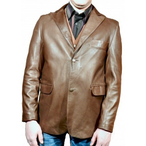 Man leather jacket model Aniba
