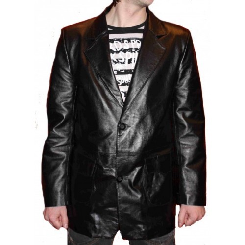Man leather jacket model Ben