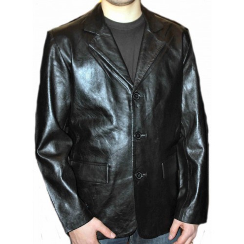 Man leather jacket model Levani