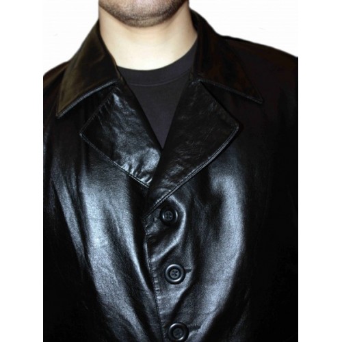 Man leather jacket model Ivanoé