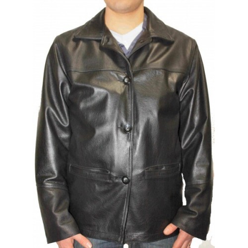 Man leather jacket model Fabrizio