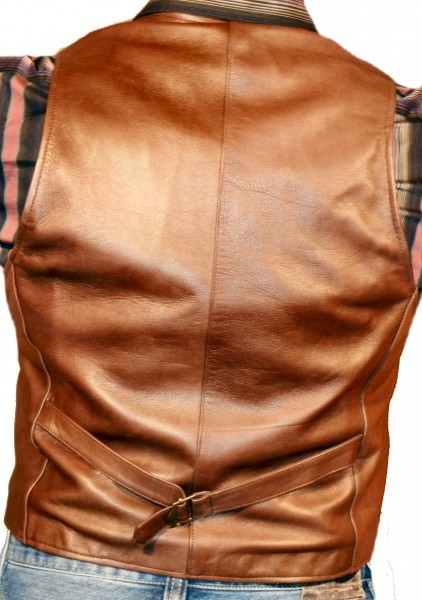Gilet De Cowboy Vintage En Velours Côtelé Pour Homme - Style Classique Marron Clair Avec Boutonnière Et Col En V