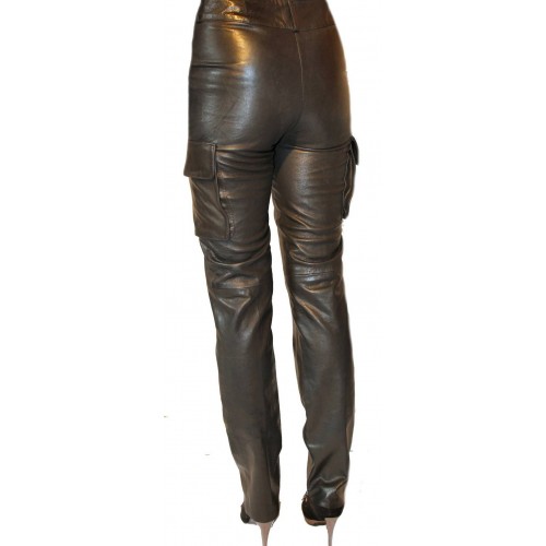 Man leather coat model Jerome