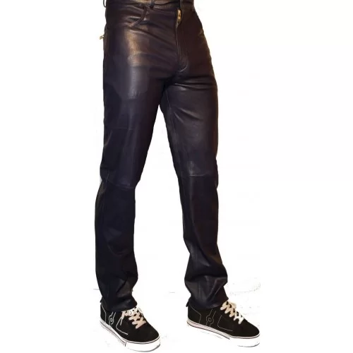 Pantalon cuir Homme