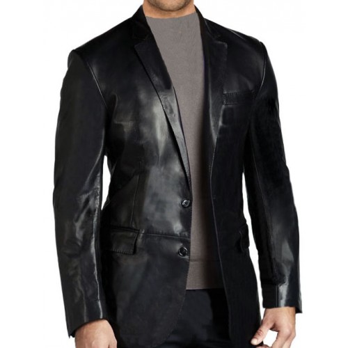 Man leather shirt model Taylor