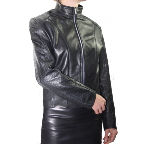 Man leather jacket model Abel
