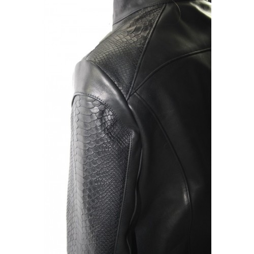 man leather pant red model Benoit