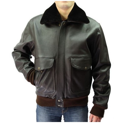 Blouson cuir  homme en vachette modèle Aviator
