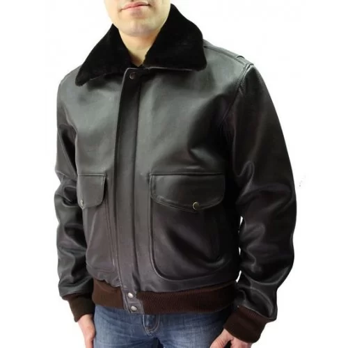 Blouson cuir homme en vachette modèle Aviator