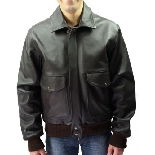 Blouson cuir homme en vachette modèle Aviator