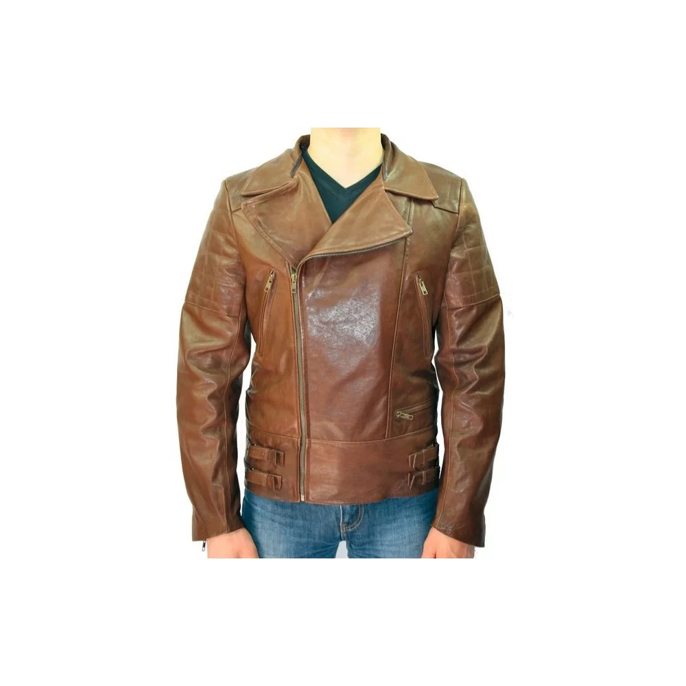 Blouson cuir homme haut de gamme modèle Corantin