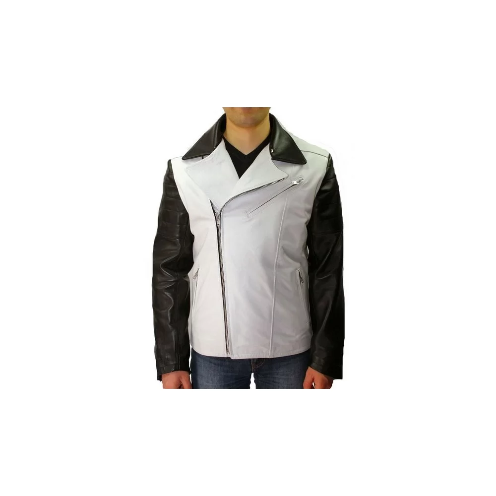 Blouson cuir homme style perfecto modèle Chris