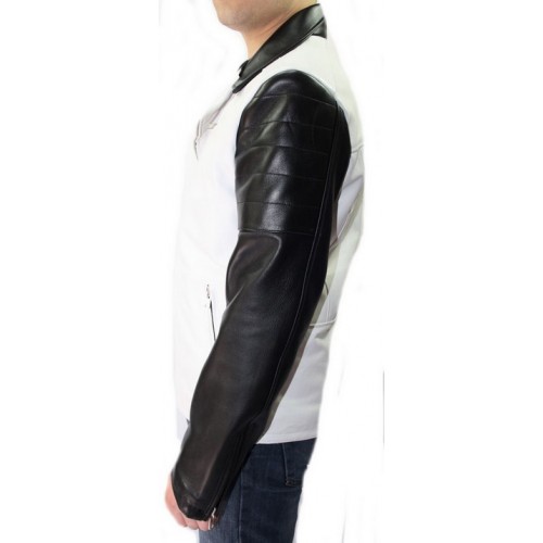 Blouson cuir homme  style perfecto modèle Chris