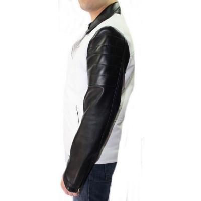 Blouson cuir homme  style perfecto modèle Chris