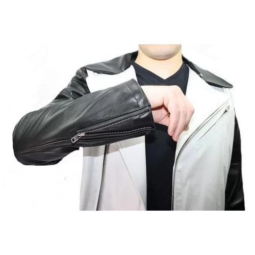 Blouson cuir homme style perfecto modèle Chris