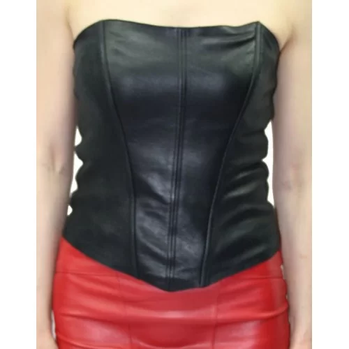 Corset cuir agneau haut de gamme modèle Betsy