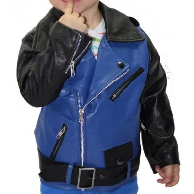 blouson cuir enfant teedy modèle Nolan