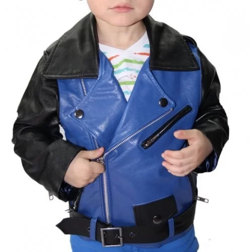 blouson cuir enfant teedy modèle Nolan