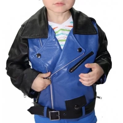 blouson cuir enfant teedy modèle Nolan