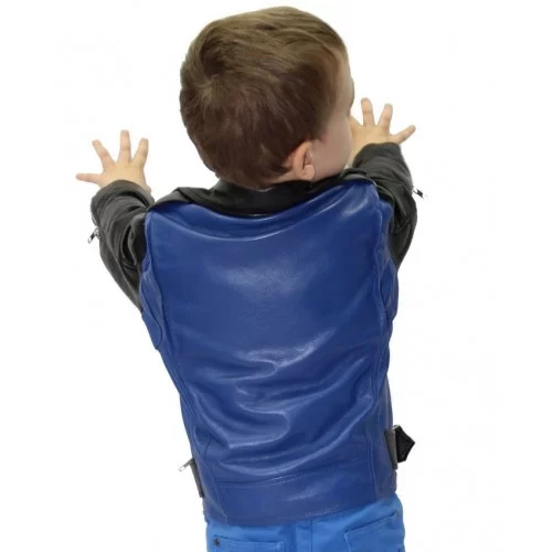 blouson cuir enfant teedy modèle Nolan