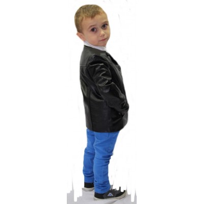 veste  cuir enfant agneau modèle Pierrot 