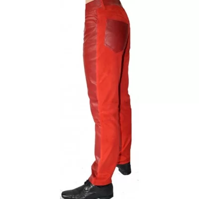 Pantalon cuir homme agneau modèle Eric