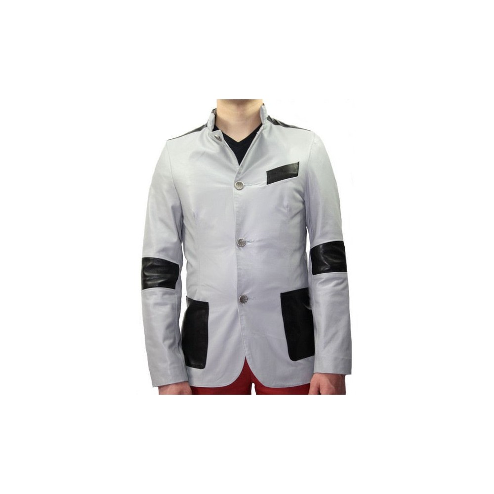  Veste blazer cuir homme agneau haut de gamme modèle Paul