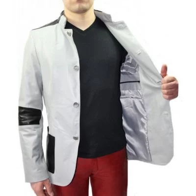  Veste blazer cuir homme agneau haut de gamme modèle Paul