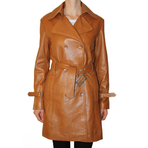 Man leather blazer model Zacharia