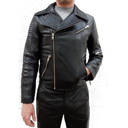 Man leather shirt model Fredilo