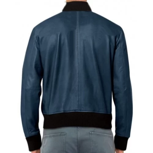 Blouson cuir homme style teedy à capuche couleur agneau épais rouge modèle Atruxe