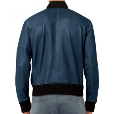 Blouson cuir homme style teedy à capuche couleur agneau épais rouge modèle Atruxe