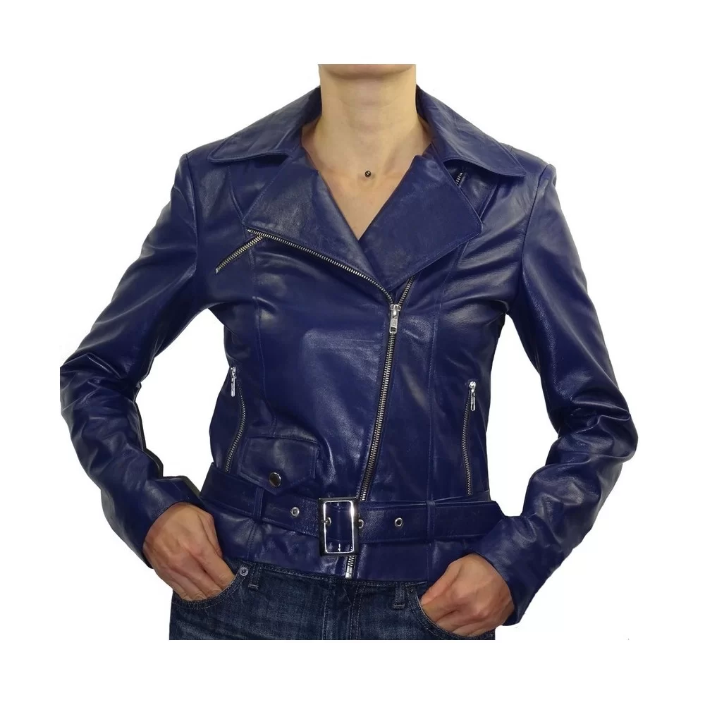 Perfecto sales cuir agneau