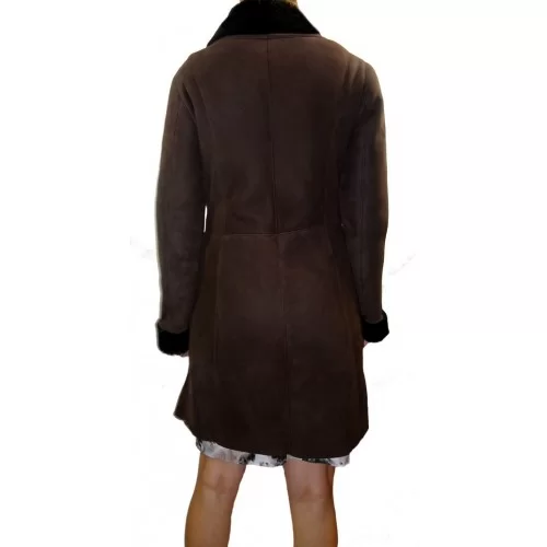 Manteau femme mouton retourné modèle Elizéa