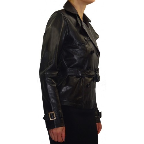 Woman's leather jacket model Derma-1