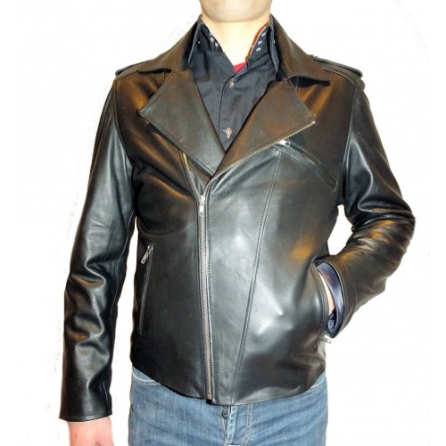 Perfecto cuir homme mouton épais modèle  Brandy