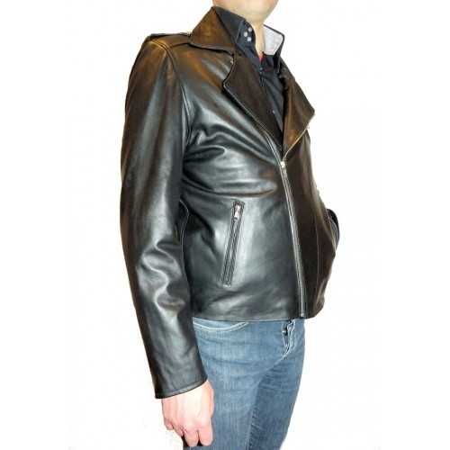 Woman's leather jacket model Derma