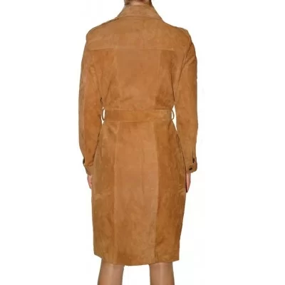 Robe chemise agneau velours (daim) modèle Maliissa
