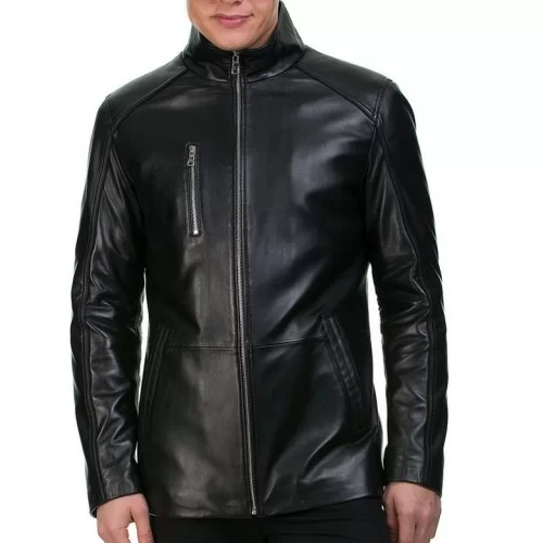 Veste en cuir agneau homme modèle filipé