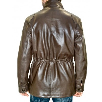3/4 veste de combat cuir  mouton  modèle Karly